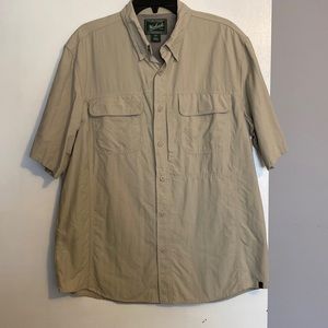 Woolrich Men’s Short Sleeve Button Down Shirt